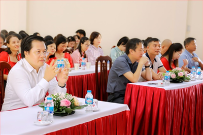 Công ty TNHH MTV Xi măng Quang Sơn tổ chức buổi gặp mặt nữ CBCNV nhân kỷ niệm 93 năm Ngày thành lập Hội LHPN Việt Nam 